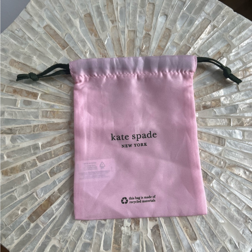 Kate Spade Pink Drawstring Pouch
